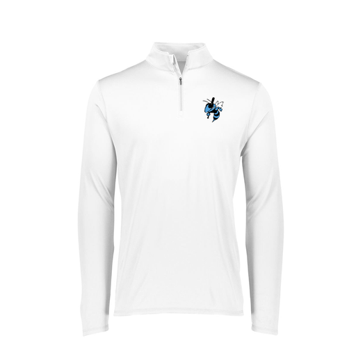 [FTLQFLWH-FAXS-LOGO1] Decker Women's Flex-Lite 1/4 Zip Shirt (Female Adult XS, White, Logo 1)